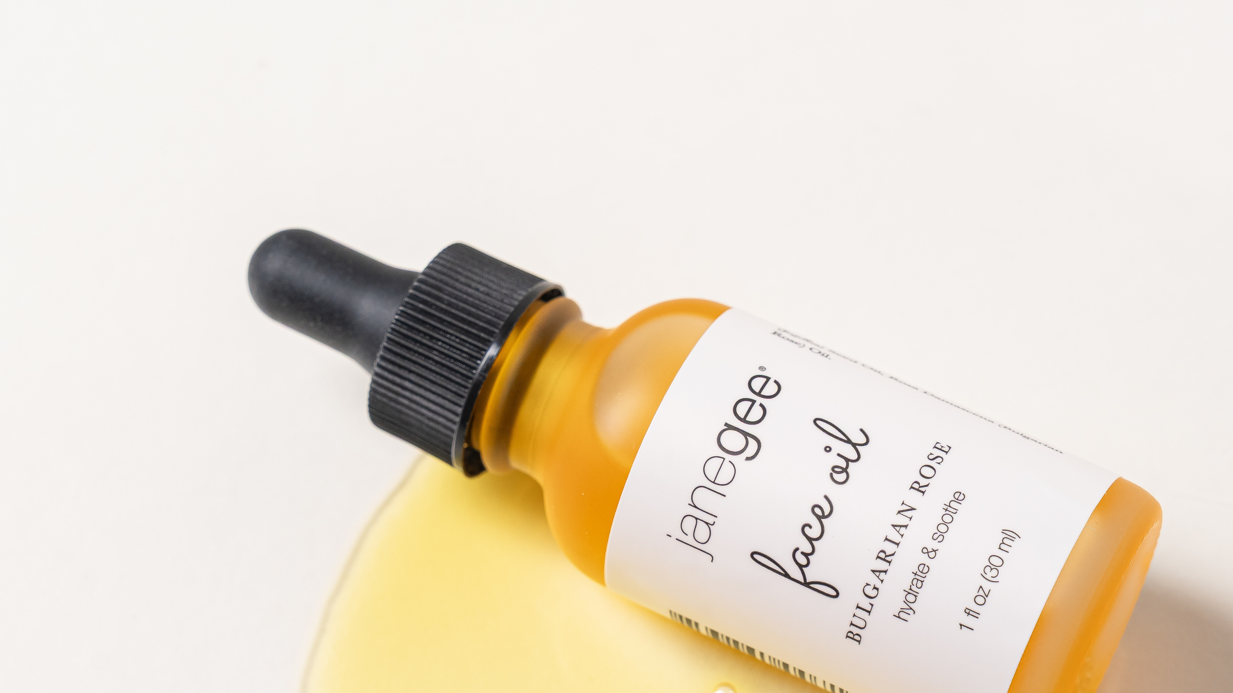 janegee Bulgarian Rose Face Oil skincare bottle