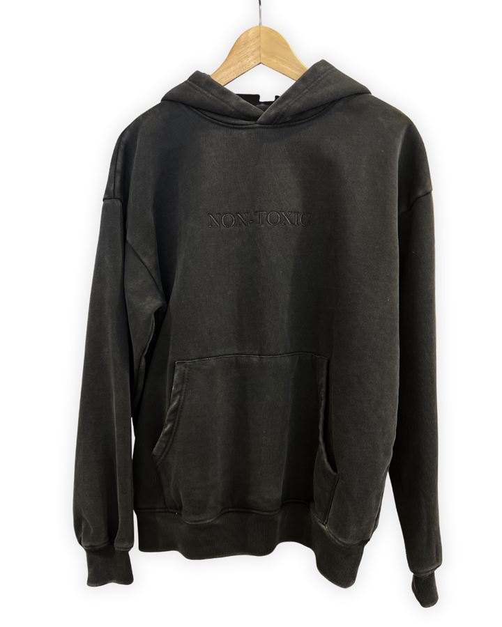 Black Sweatshirt on white backdrop