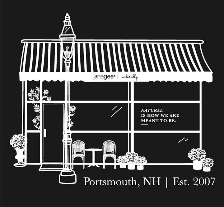 janegee Store Front Tote Bag (Black)