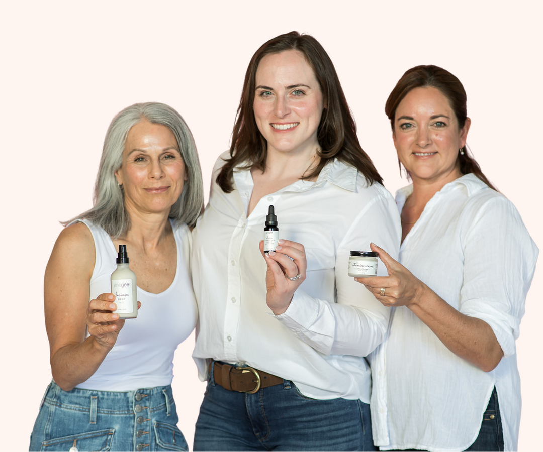 Mature Skin - Women Holding Products