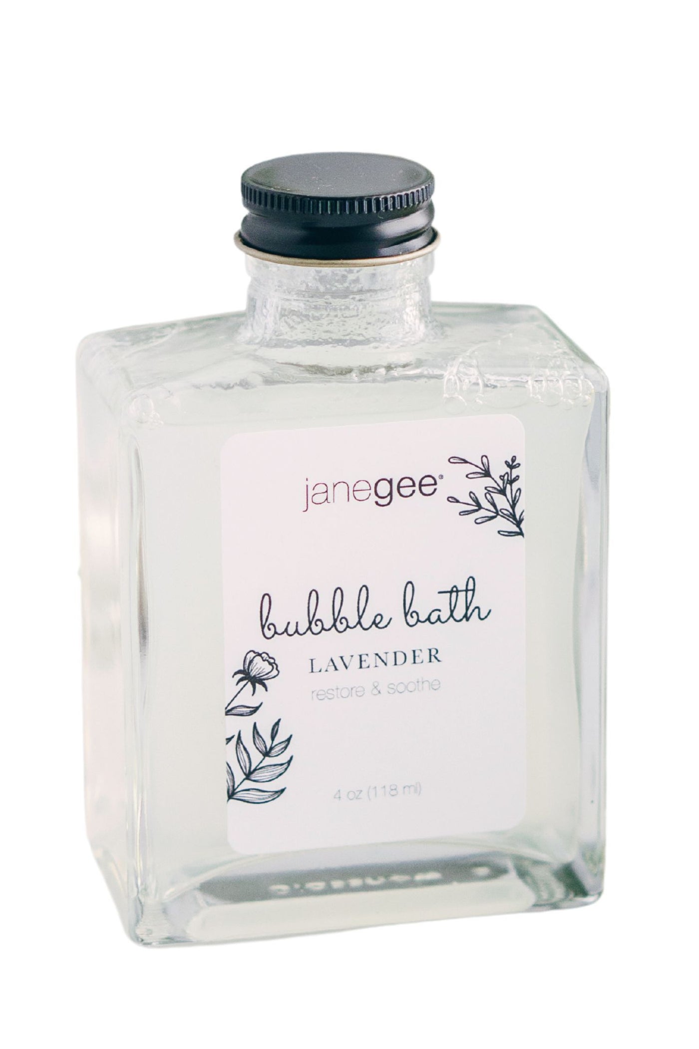 janegee Lavender Bubble Bath (4oz)