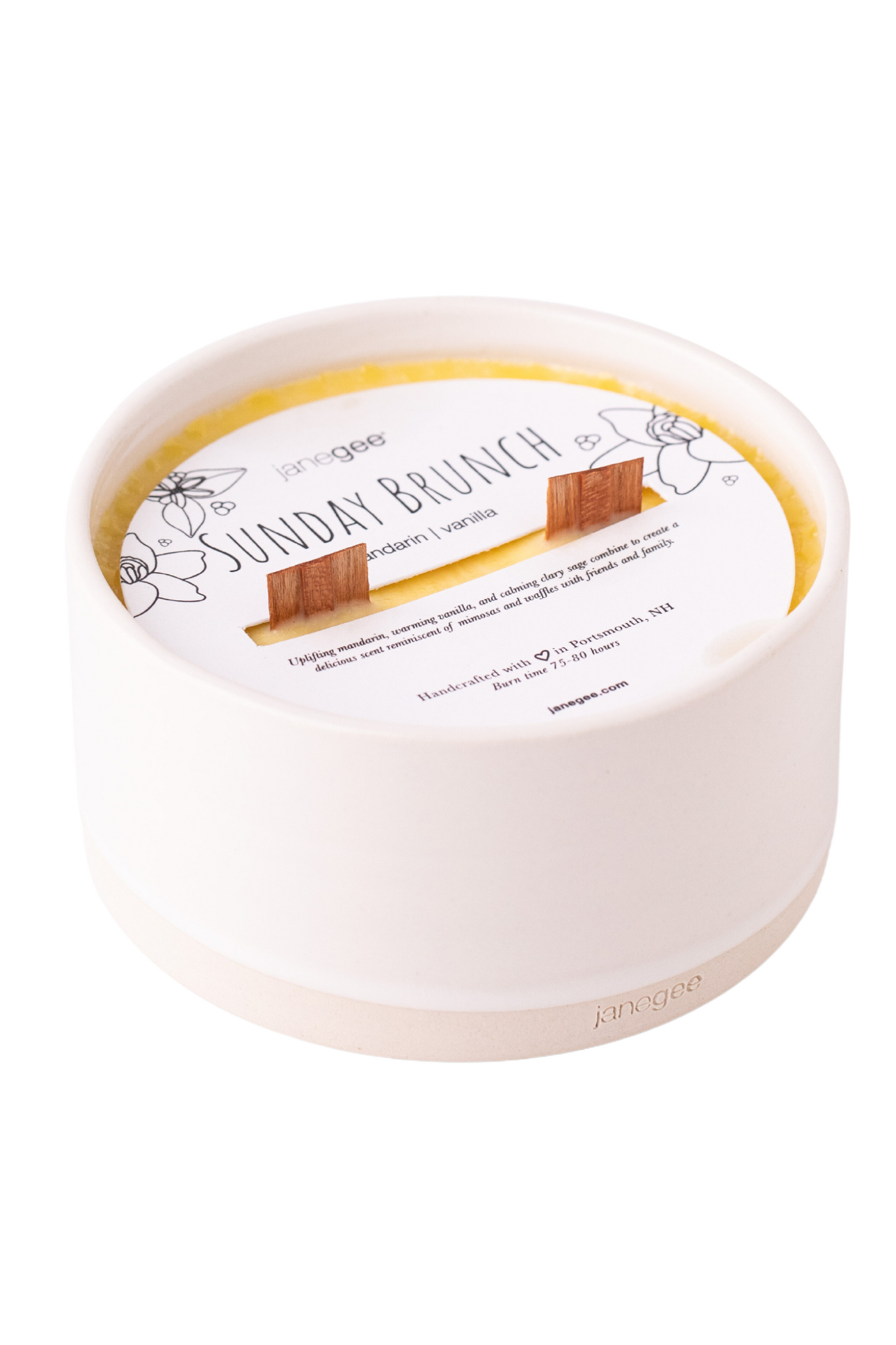 janegee Deluxe Sunday Brunch Aromatherapy Candle