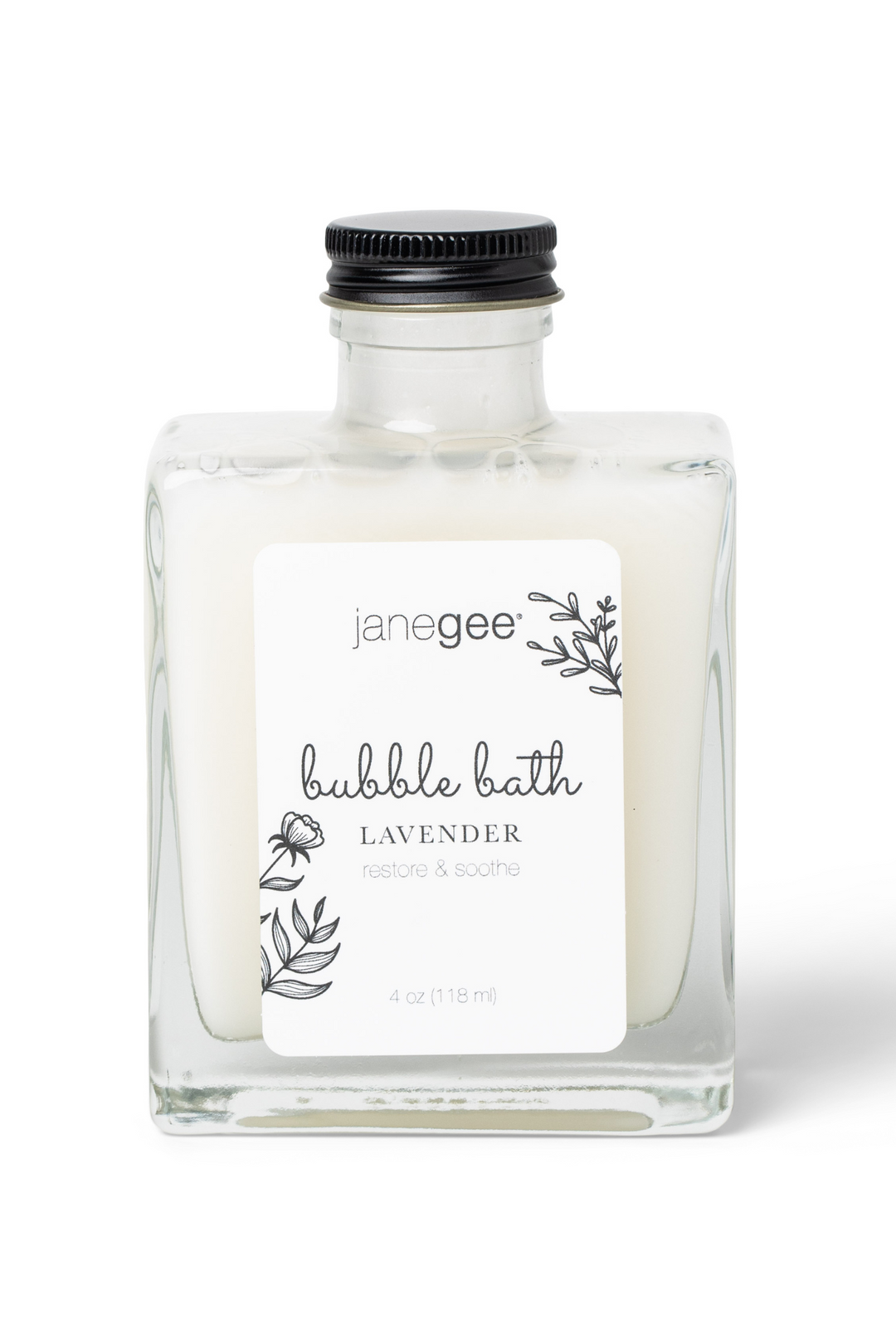 janegee Lavender Bubble Bath (4oz)