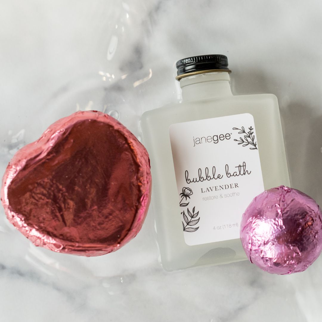 Holiday Bundle: Lavender Bubble Heart, Bubble Bath, & Shower Bomb