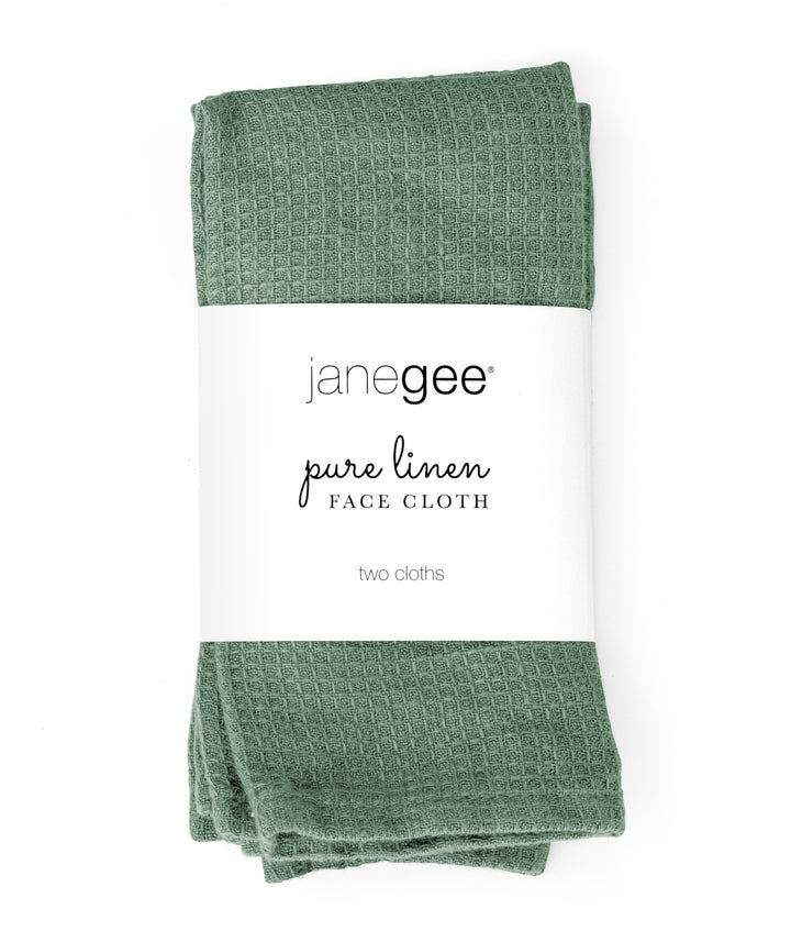 janegee Linen Face Cloth (Set of 2)